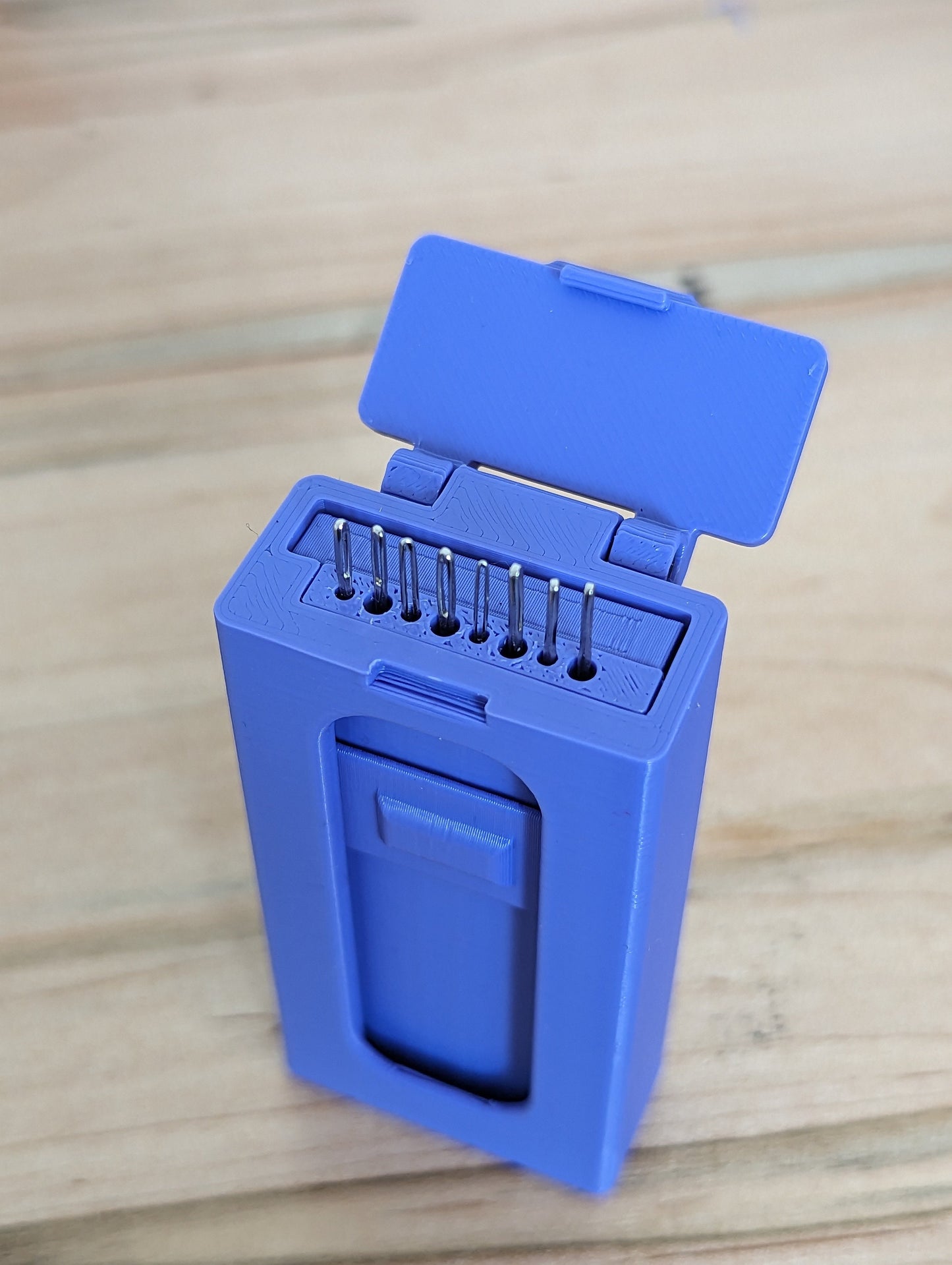 The NEW Nifty Needler - Magnetic Needle Case - Atomic Purple