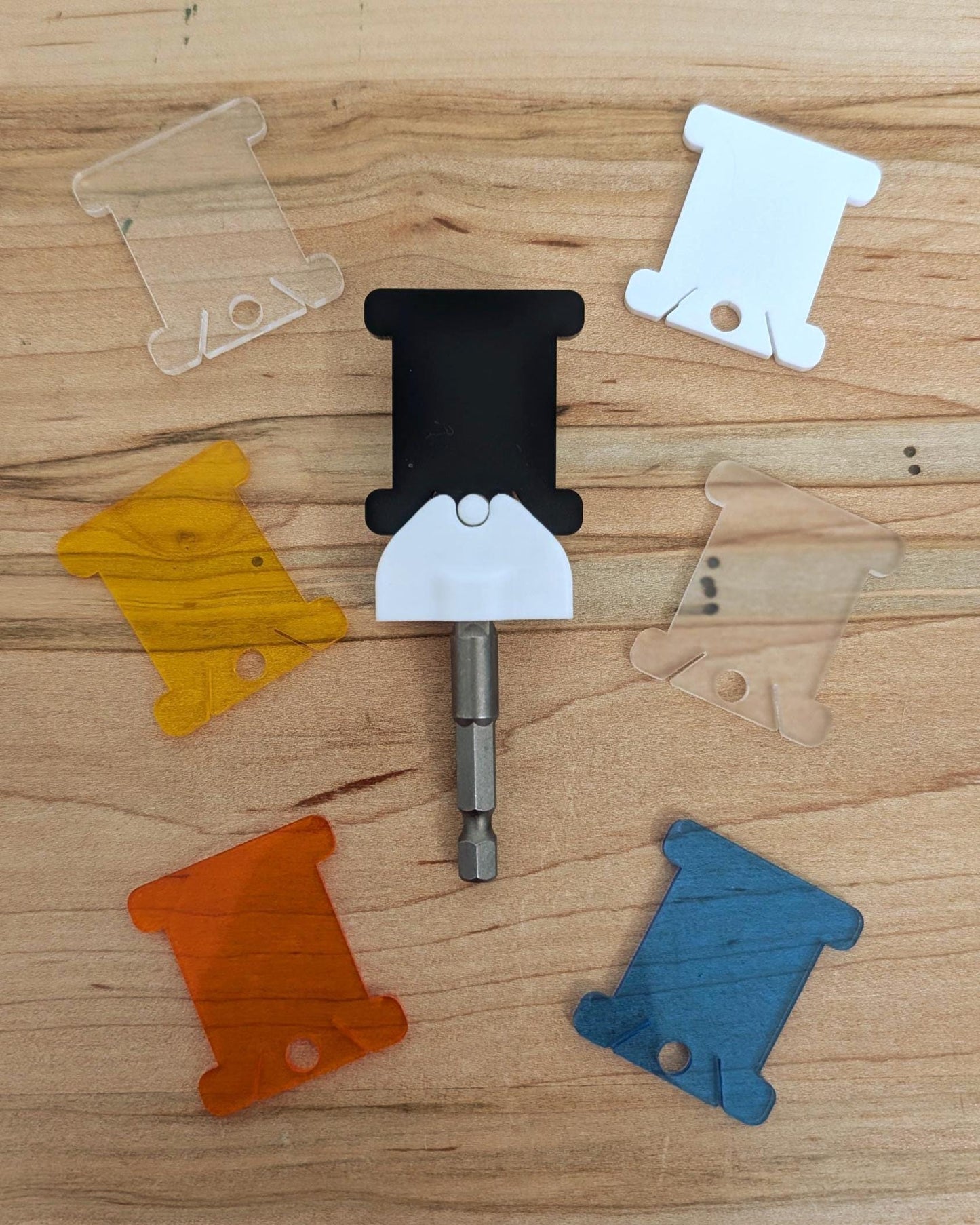 The NEW Wicked Winder - Drill Powered Embroidery Floss Winder - Misfit Isle (MisfitIsle) Bobbins