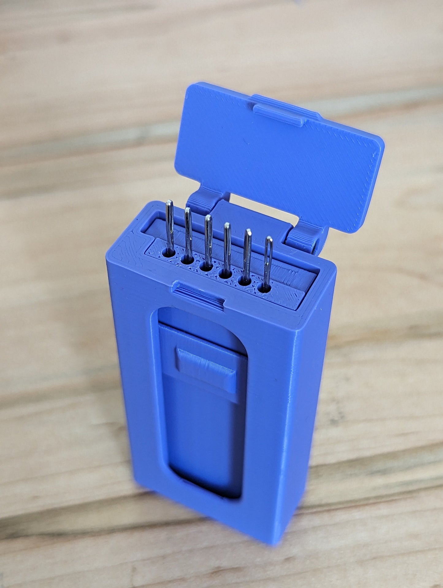 The NEW Nifty Needler  - Magnetic Needle Case  - Atomic Purple